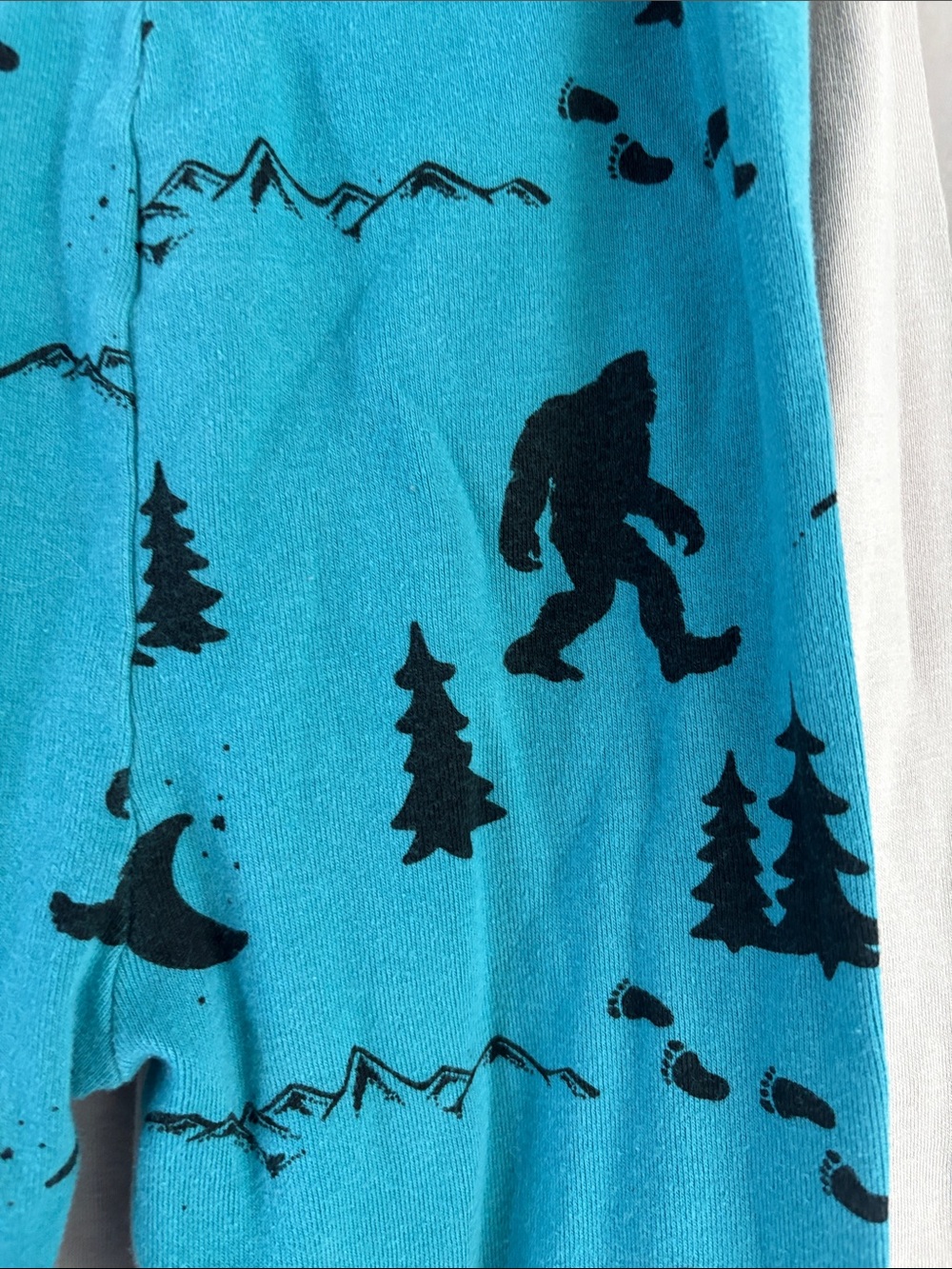 Lazy One Bigfoot Pajama Set - 8 - Picture 5 of 5